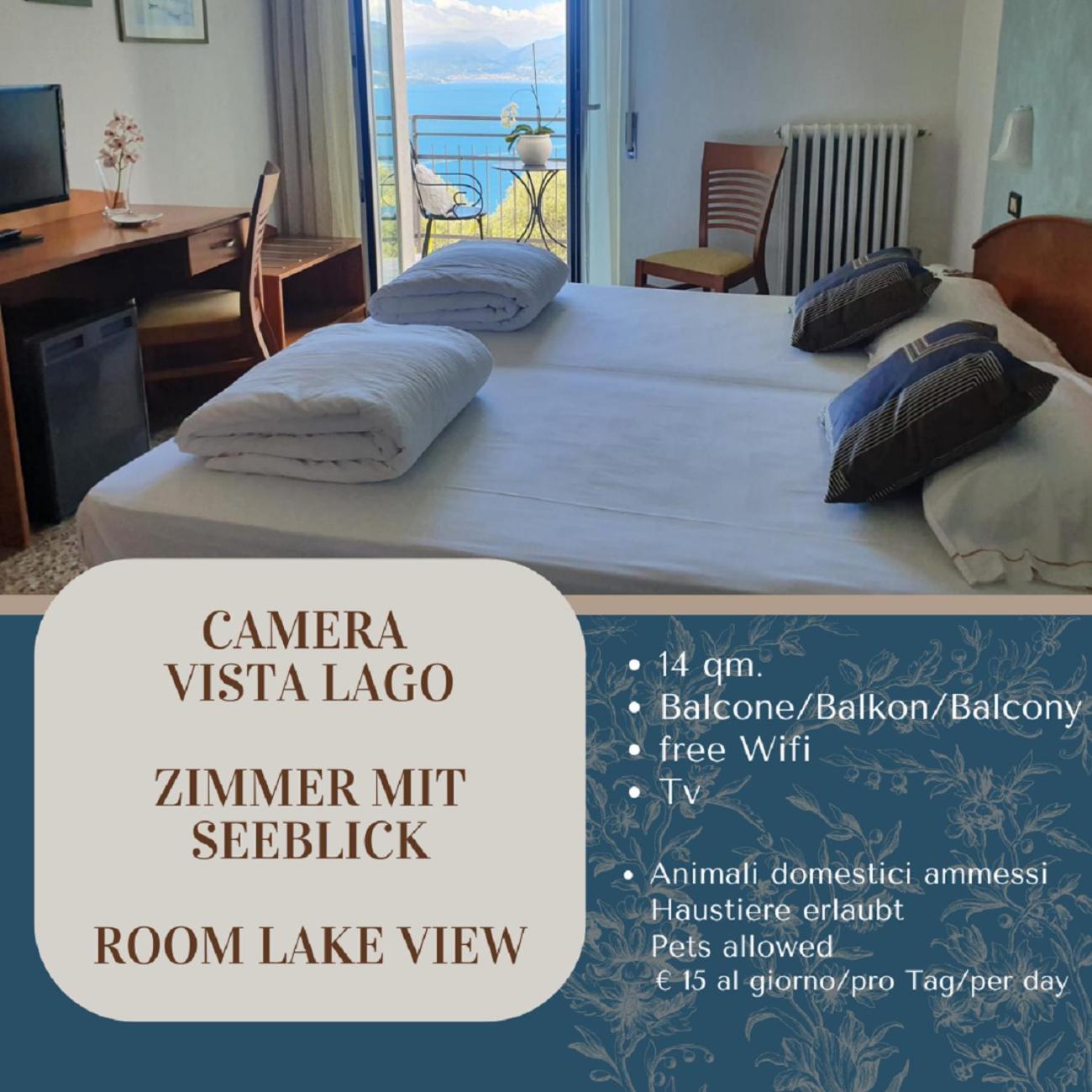 Hotel 2 Palme Torri del Benaco Kültér fotó